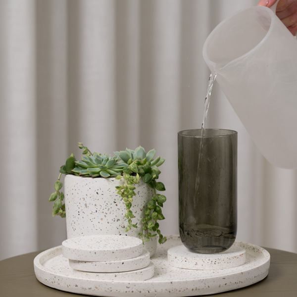 Terrazzo Tray, Coasters & Planter Pot