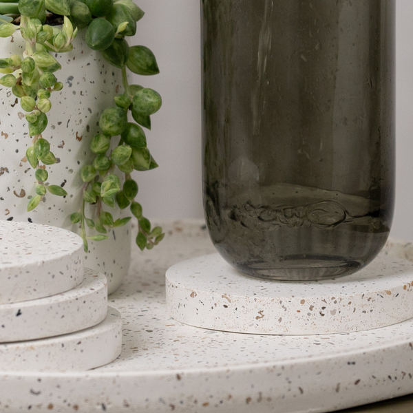 Terrazzo Tray, Coasters & Planter Pot