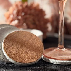 Drink Coaster Set with Holder