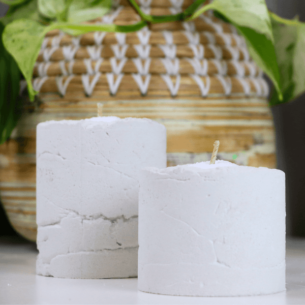 AMBER Hand Pressed Concrete Pillar Dou