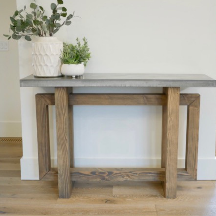 Hallway Concrete Table