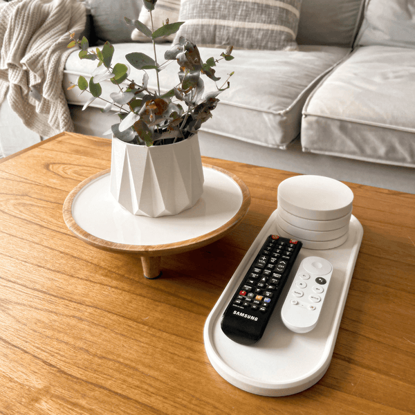 Ollie - Concrete Oval Tray