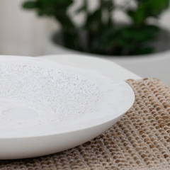 Industrial Shallow Concrete Bowl