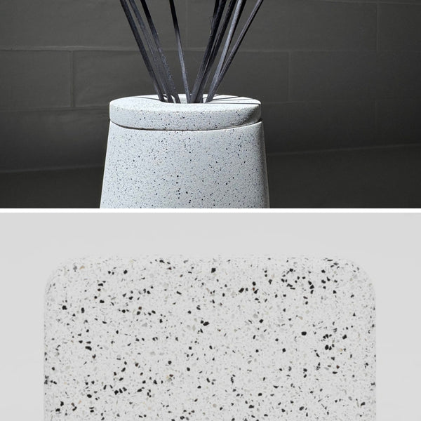 Lime and Lemongrass Silver Grey Granite Reed Diffuser